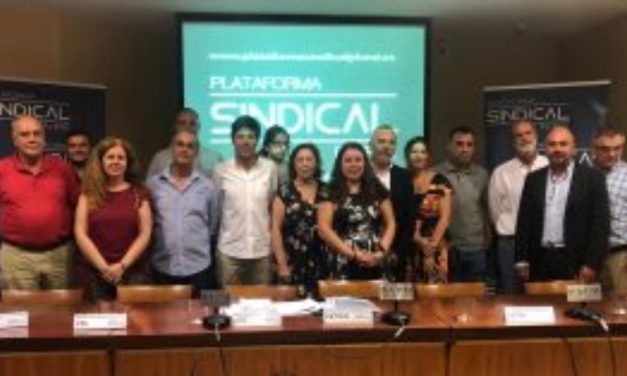 USO junto con otros sindicatos presentan la plataforma sindical plural