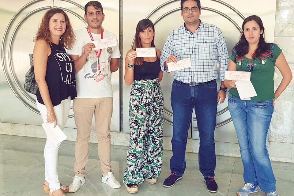 FS-USO ANDALUCÍA ENTREGA LOS CHEQUES DE LA CRS