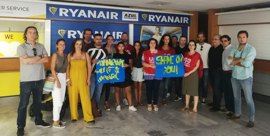 LAS DIEZ JORNADAS DE HUELGA EN RYANAIR SE TRADUCEN EN EL MES CON MÁS HORAS TRABAJADAS