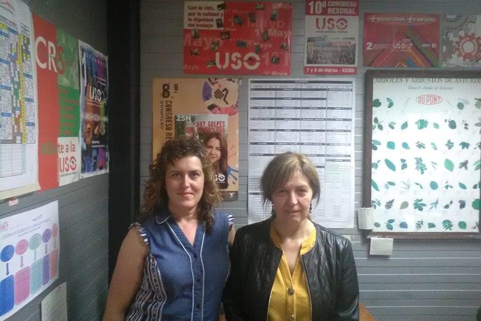 FS USO renueva delegadas en Jofrasa en Asturias