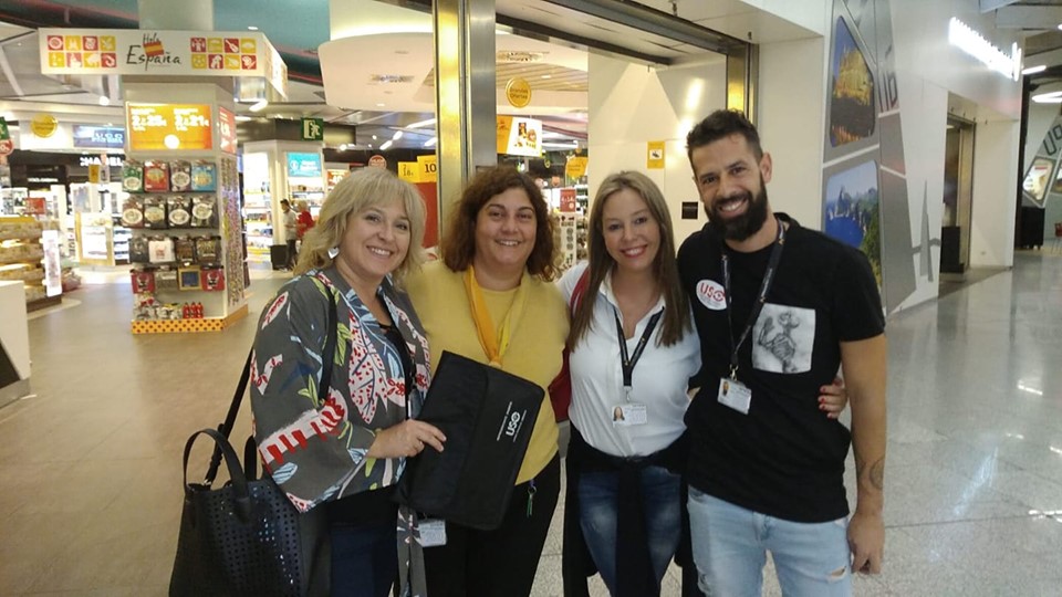 FS-USO OBTIENE UNA REPRESENTACIÓN DE 5 MIEMBROS EN LA SEDE DE WORLD DUTY FREE GROUP EN EL AEROPUERTO DE PALMA