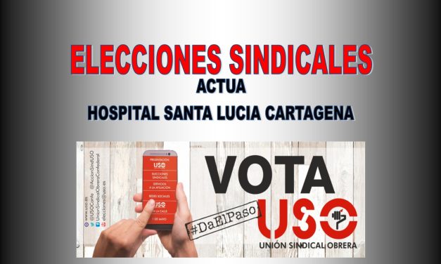 Elecciones sindicales en la empresa de Limpieza Actua en Cartagena