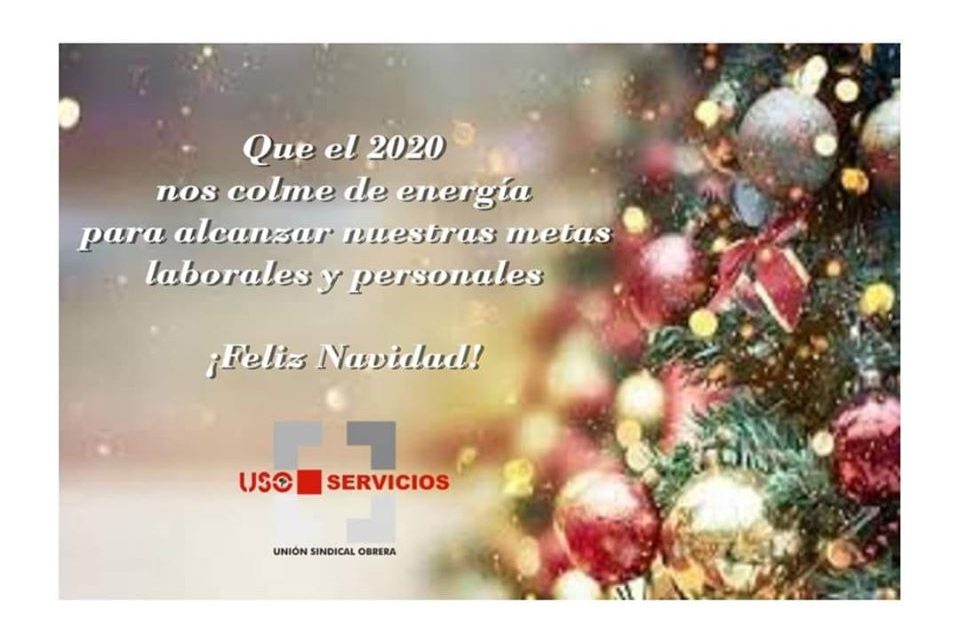 LA FEDERACIÓN ESTATAL DE SERVICIOS LES DESEA FELICES FIESTAS