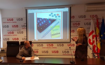 FS-USO IMPARTE EN LA SEDE CONFEDERAL UNA JORNADA FORMATIVA PARA DELEGADOS Y DELEGADAS DE MADRID Y TOLEDO DEL SECTOR DE CONTACT CENTER