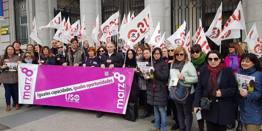 El 8M, USO reclama que, a iguales capacidades, las mujeres tengan iguales oportunidades