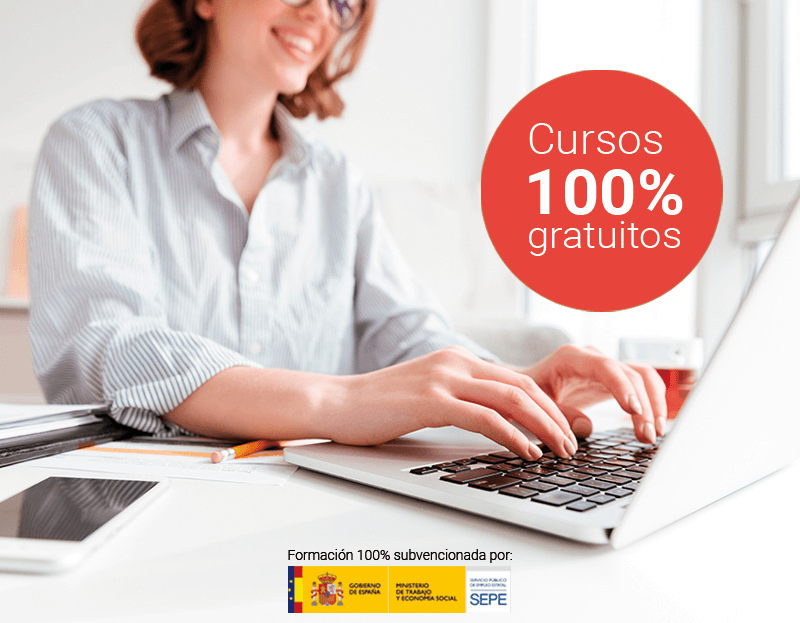 Cursos online 100% subvencionados