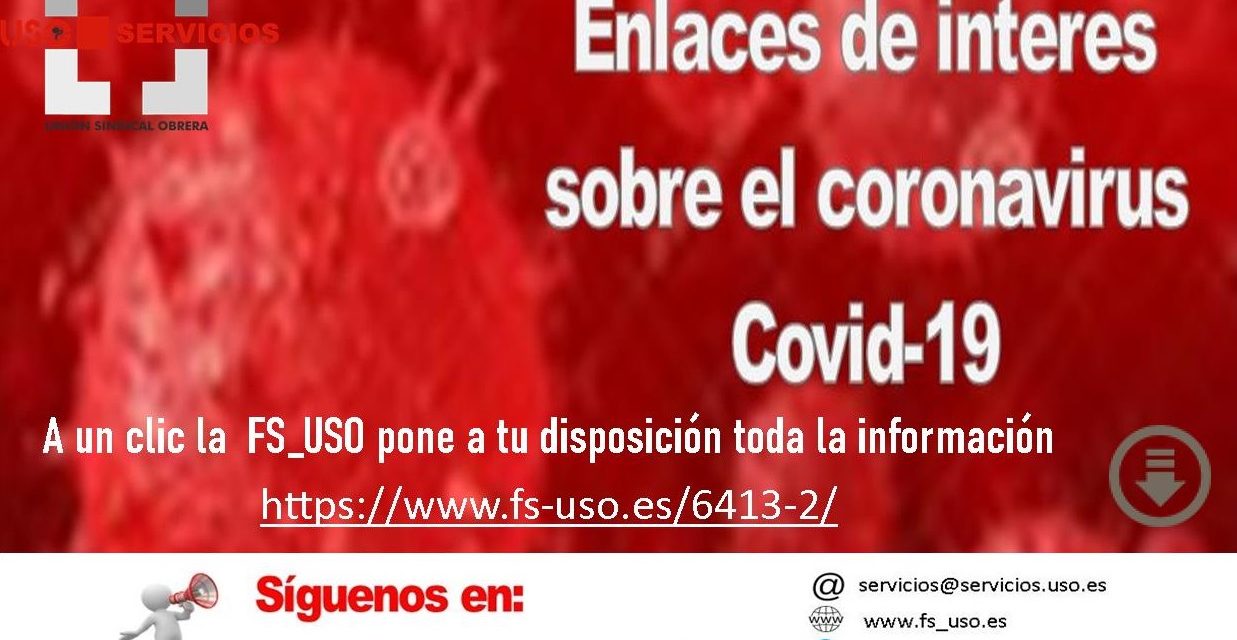 Enlaces de interés sobre el coronavirus Covid-19