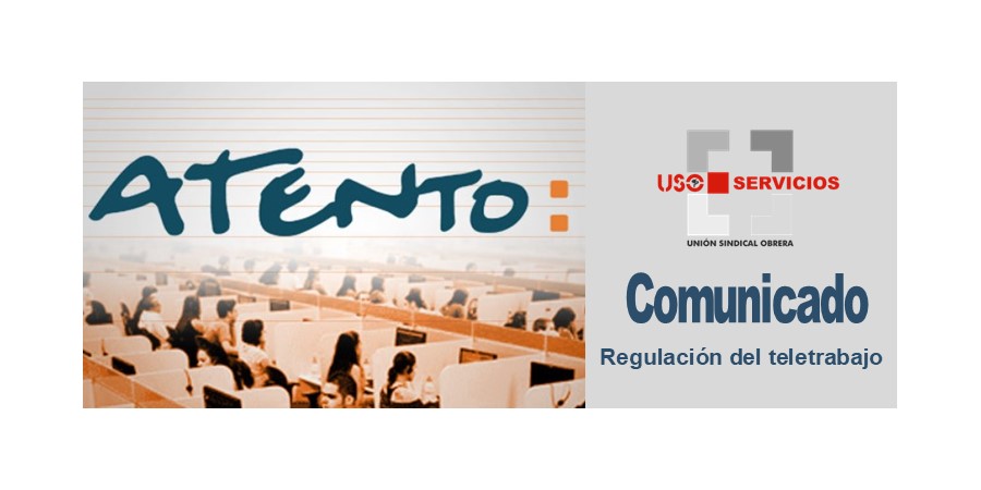 Comunicado de la sección sindical de USO Atento Madrid.