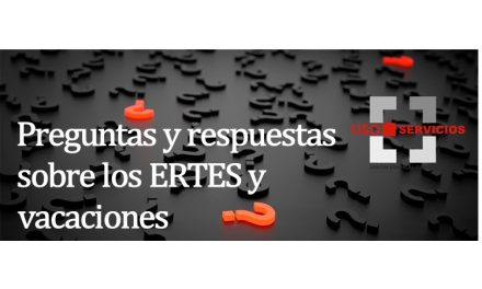 USO contesta a las dudas que te puedan surgir sobre el disfrute, retribución y generación de vacaciones al estar afectado por un ERTE