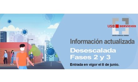 Información actualizada desescalada Fases 2 y 3