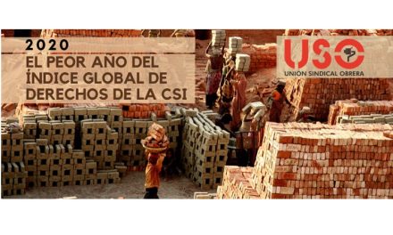 2020: el peor año para los derechos laborales y la libertad sindical en todo el mundo