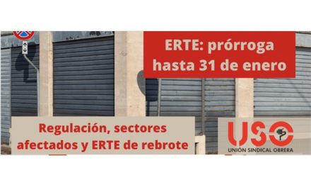 ERTE, prórroga hasta enero: sectores afectados y ERTE de rebrote