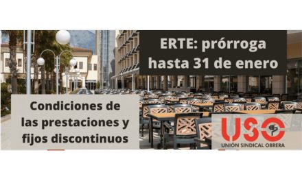 Prórroga de los ERTE hasta enero: prestación por desempleo y para fijos discontinuos