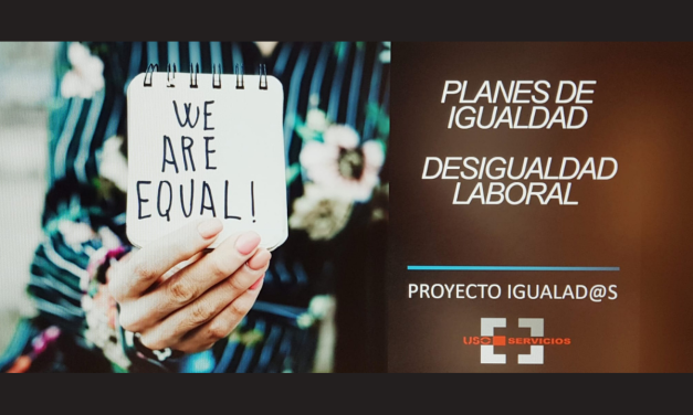 Planes de Igualdad y Desigualdad laboral, segunda sesión formativa on-line enmarcada en el proyecto IGUAL A 2, IGUALAD@S.