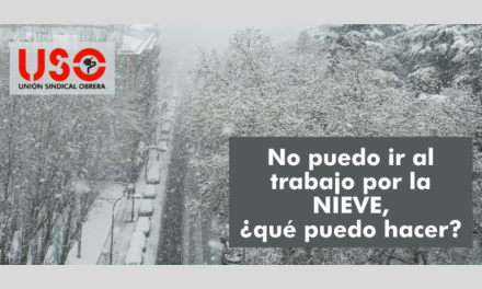 ¿Qué pasa si no puedo ir al trabajo por la nieve? ¿Necesito un justificante?