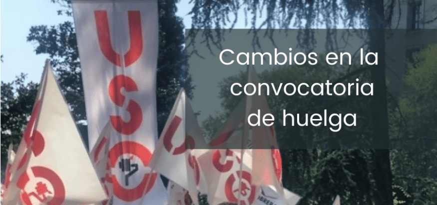 Cambio importante en los plazos de mediación y convocatoria de huelga