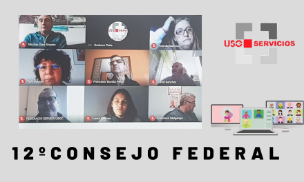 La Federación de Servicios de USO, ha celebrado, por videoconferencia, el 12º Consejo Federal