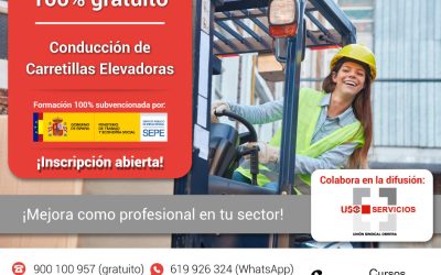 Curso online 100% gratuito de conducción de carretillas elevadoras.