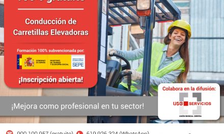 Curso online 100% gratuito de conducción de carretillas elevadoras.