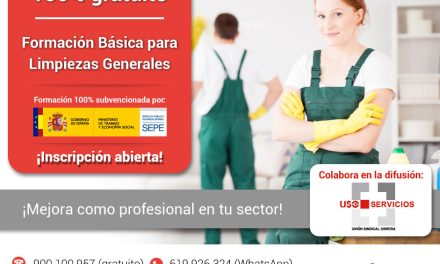 Curso online 100% gratuito de formación básica para limpiezas generales