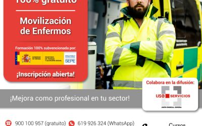 Curso online 100% gratuito de movilización de enfermos