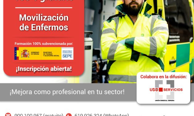 Curso online 100% gratuito de movilización de enfermos