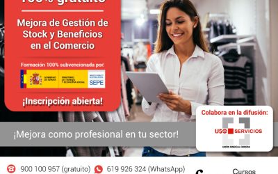 Curso online 100% gratuito de mejora de gestión de stocks y beneficios en el comercio