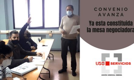 La Federación de Servicios de LSB-USO constituye la mesa negociadora del convenio en Avanza (Bizkaiabus)