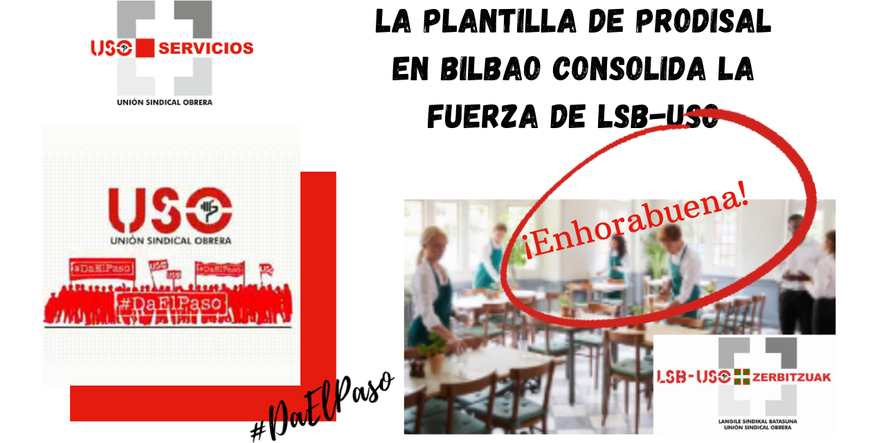 La plantilla de Prodisal en Bilbao consolida la fuerza de LSB-USO