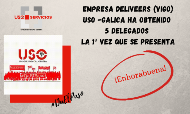 La empresa Deliveers de mensajería consigue 5 delegados la primera vez que se presenta