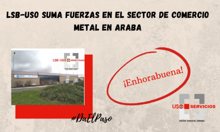 LSB-USO suma fuerzas en el sector de comercio del metal en Araba