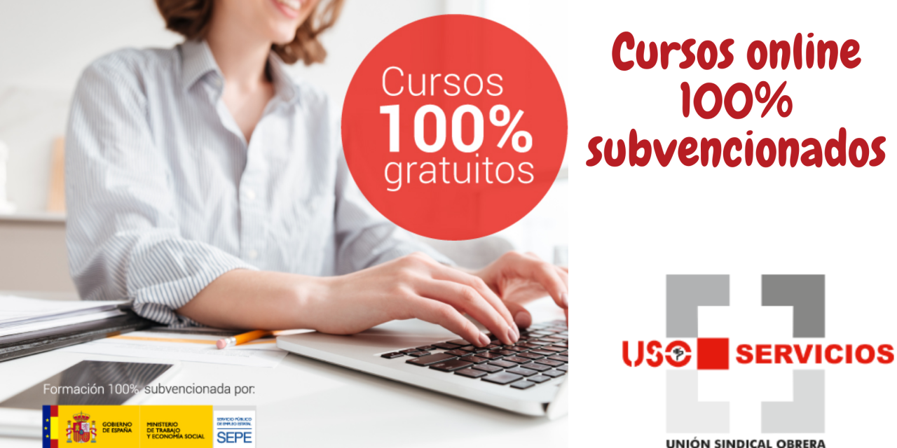 Cursos online 100% subvencionados