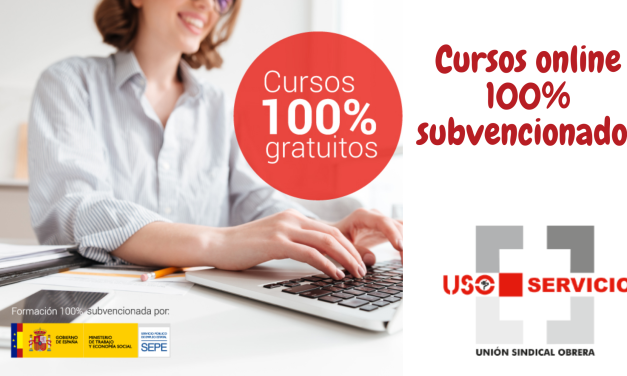 Cursos online 100% subvencionados