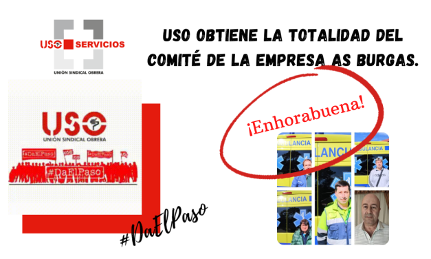 USO obtiene la totalidad del comité de la empresa As Burgas.