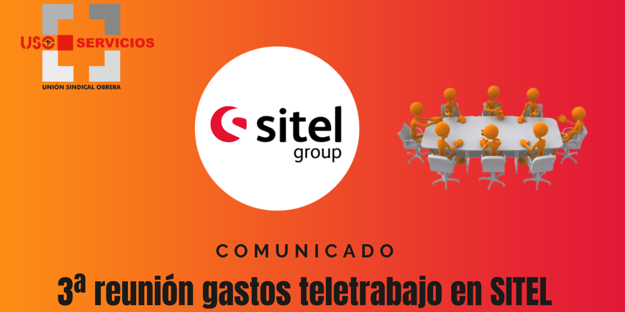 3ª reunión gastos de teletrabajo en SITEL