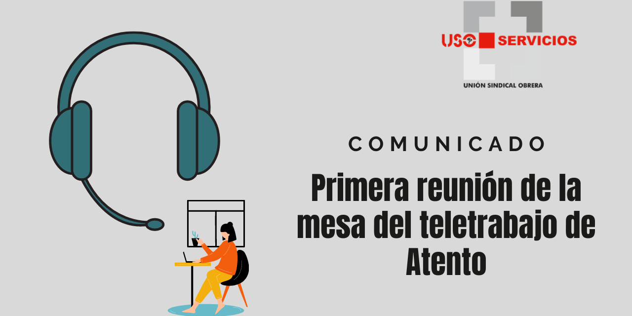 Primera reunión de la mesa del teletrabajo de Atento