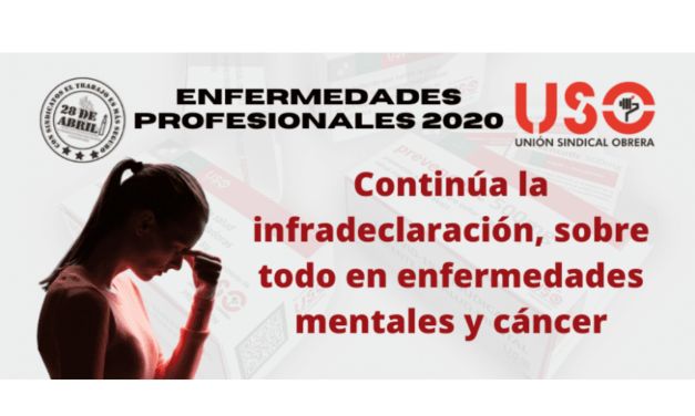 USO reclama que los riesgos psicosociales se incluyan en el cuadro de enfermedades profesionales