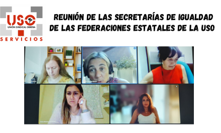 Reunión de las secretarías de Igualdad de las federaciones estatales de la USO