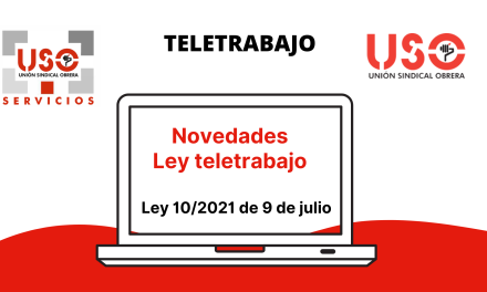 Novedades teletrabajo, Ley 10/2021 de 9 de julio