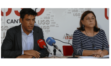 Joaquín Pérez, secretario general de USO, denuncia la intención de Revilla de expulsar a USO del CES de Cantabria