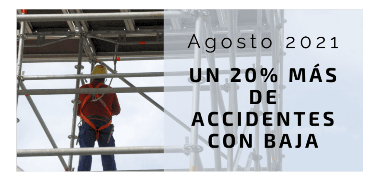 Los accidentes de trabajo con baja, aumentan un 20%