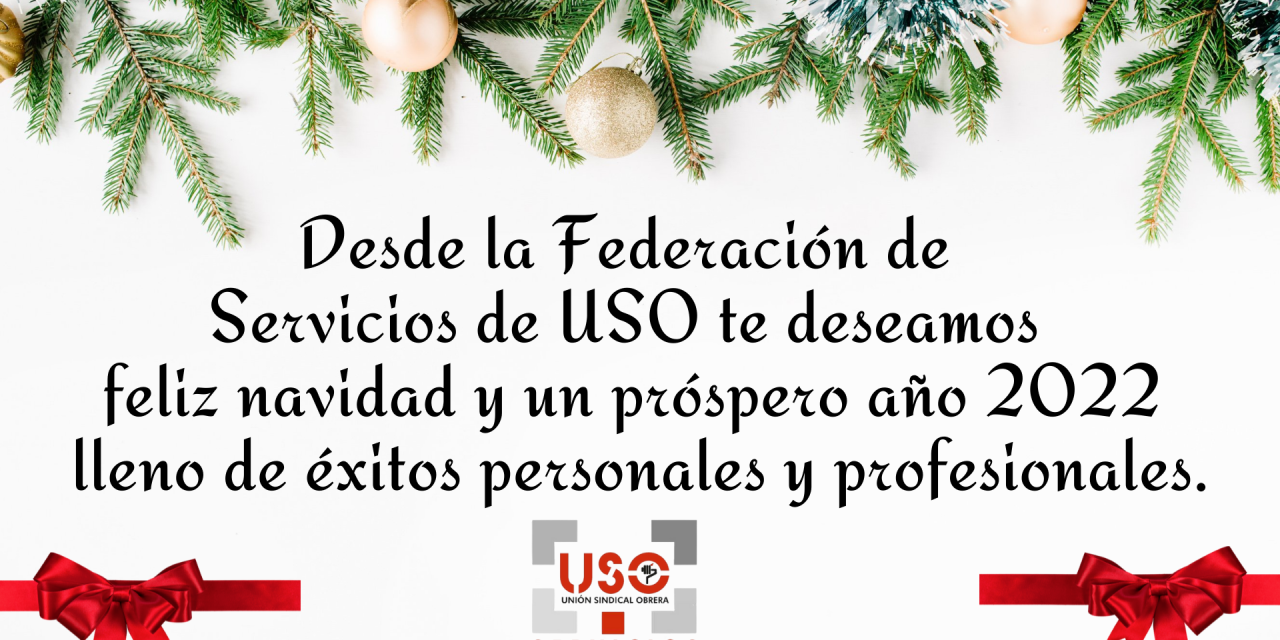 La Federación de Servicios USO te felicita la Navidad