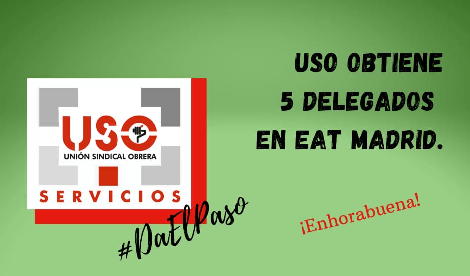 USO obtiene 5 delegados en EAT Madrid