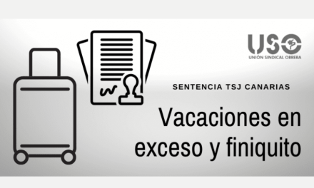 Finiquito, las vacaciones en exceso no pueden ser reclamadas