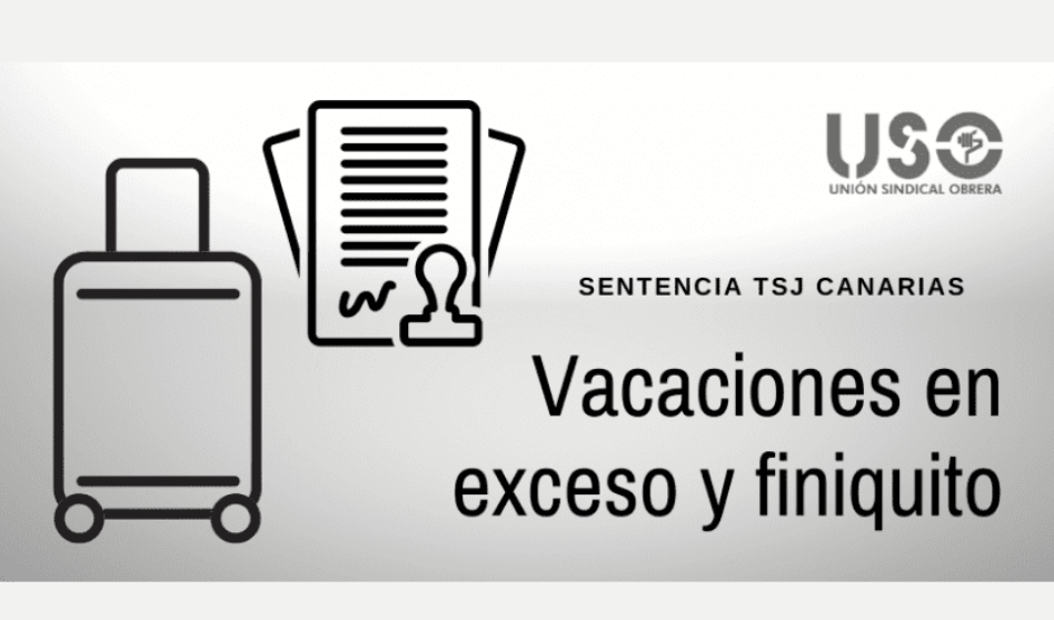 Finiquito, las vacaciones en exceso no pueden ser reclamadas