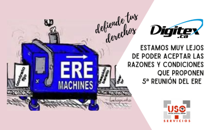 5ª Reunión del ERE de Digitex