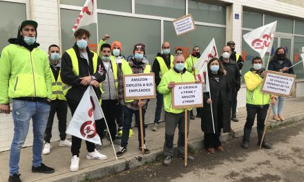 La huelga consigue paralizar la actividad de Amazon en Cantabria