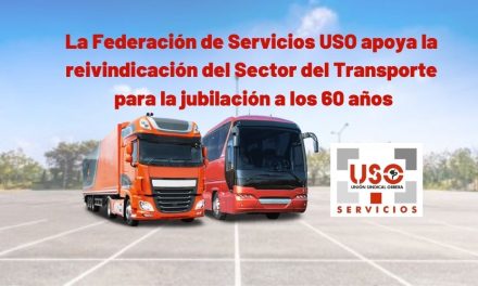 La Federación de Servicios apoya la reivindicación del sector del transporte para la jubilación a los 60 años