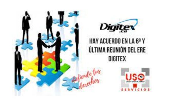 Hay acuerdo en la 6ª y última reunión del ERE Digitex