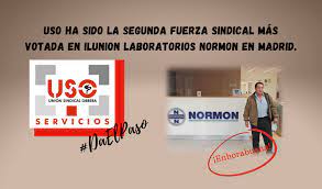 USO ha sido la segunda fuerza sindical más votada en Ilunion Laboratorios Normon en Madrid